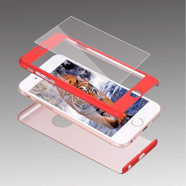 

Чехол Противоударный FullPro 360° + стекло 9Н оригинальный на Apple Iphone 6/6s Red (37266225)