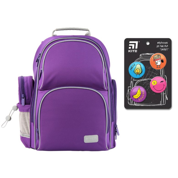 

Рюкзак школьный Kite Education 702-2 Smart фіолетовий (K19-702M-2)