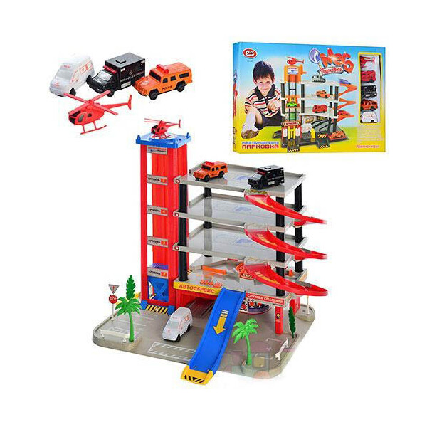 

Игровой гараж Joy Toy (набор) (0845)