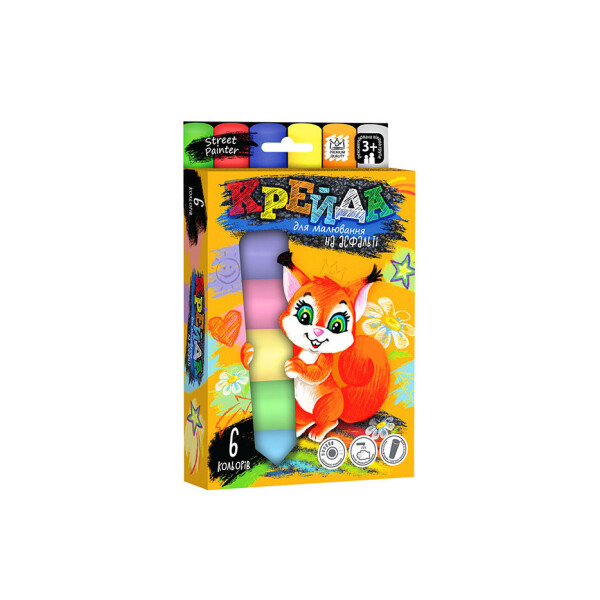 

Мел для рисования на асфальте Danko Toys БОЛ 6 шт. (MEL-01-04)