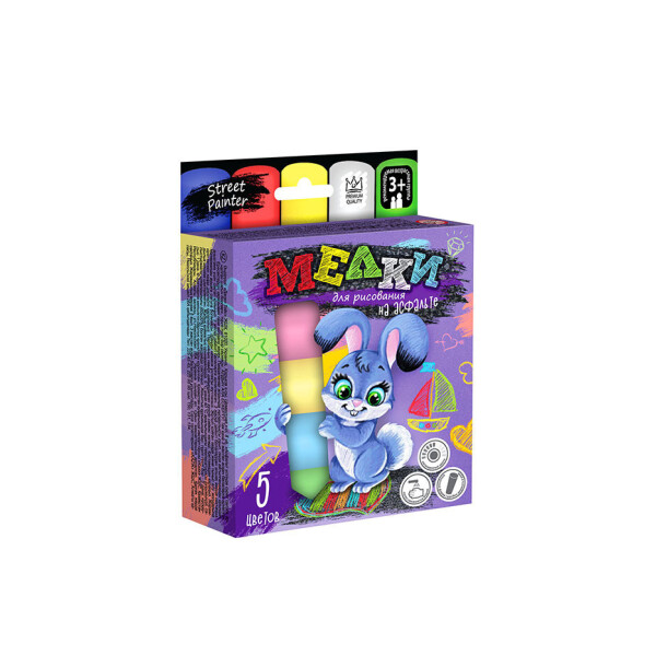 

Мел для рисования на асфальте Danko Toys БОЛ 5 шт. (MEL-01-03)