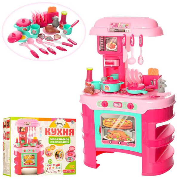 

Детская интерактивная кухня Limo Toy (Розовый) (008-908)