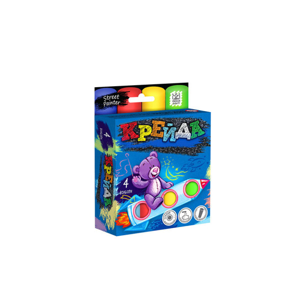 

Мел для рисования на асфальте Danko Toys БОЛ 4 шт. (MEL-01-02U)