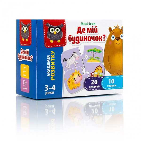 

Мини-игра Vladi Toys "Где мой домик" (VT5111-07)