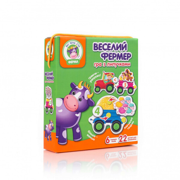 

Игра с липучками Vladi Toys "Веселый фермер" (укр) (VT1310-03)