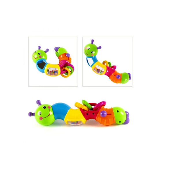 

Яркая и красочная погремушка Joy Toy гусеница(9182/786)
