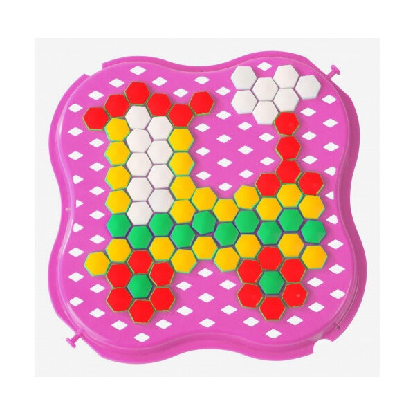 

Игрушка развивающая ";Мозаика"; мини 39112 (Розовый)