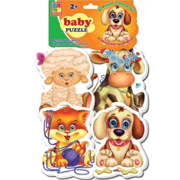 

Беби пазлы "Домашние любимцы" VT1106-07 (рус)