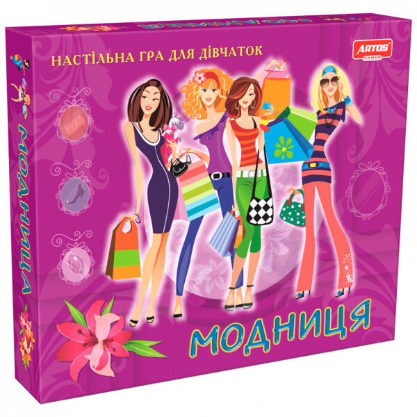 

Настольная игра для девочек "Модница" 0239