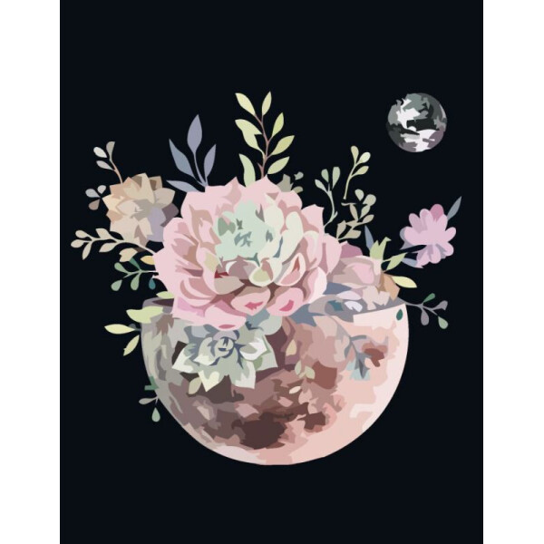 

Картина по номерам. Rosa „Планета цветов“ 35х45см N00013191