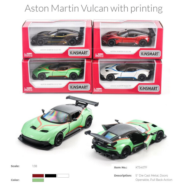 

Модель легковая 5'' KT5407FW Aston Martin Vulcan
