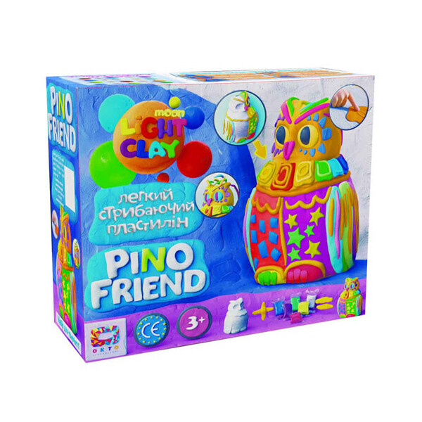 

Набор легкого прыгающего пластилина ТМ Moon Light Clay Pino Friend Пуффи(9) 70034