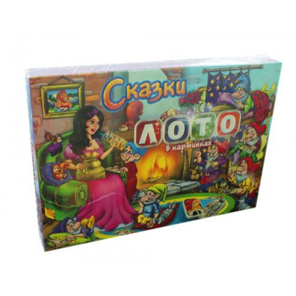 

Лото в картинках "Сказки" рус. DTL40C2