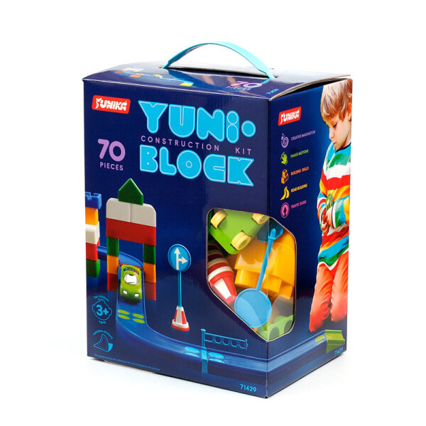 

Конструктор детский ";YUNI-BLOK"; 70 71429