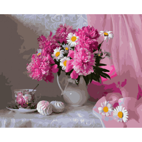 

Картина по номерам. Rainbow Art ";Натюрморт с зефиром"; GX5053-RA