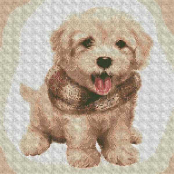 

Алмазная мозаика ";Пушистик"; 40*40 см AM6037