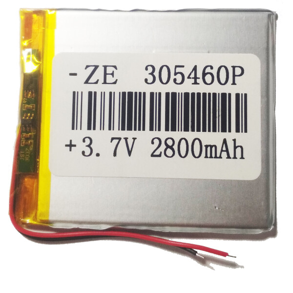 

Аккумулятор универсальный 305460 5.4 cm х 6 cm 3.7v 3000 mAh