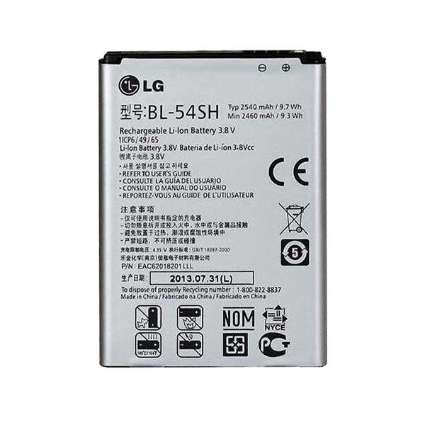 

Аккумулятор для LG D724 G3S, D724, L90, L90 DUAL, D405, D410 (BL-54SH)