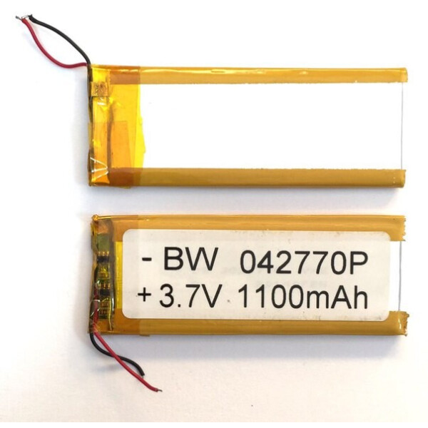

Аккумулятор универсальный 042770 7.4 cm х 2.8 cm 3.7v (1100 mAh)