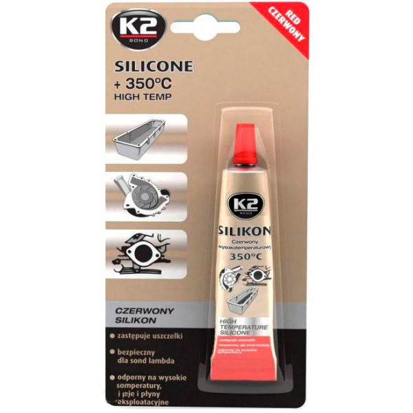

Силикон герметик K2 SIL RED-BLISTER +350°C 21 г (B245)