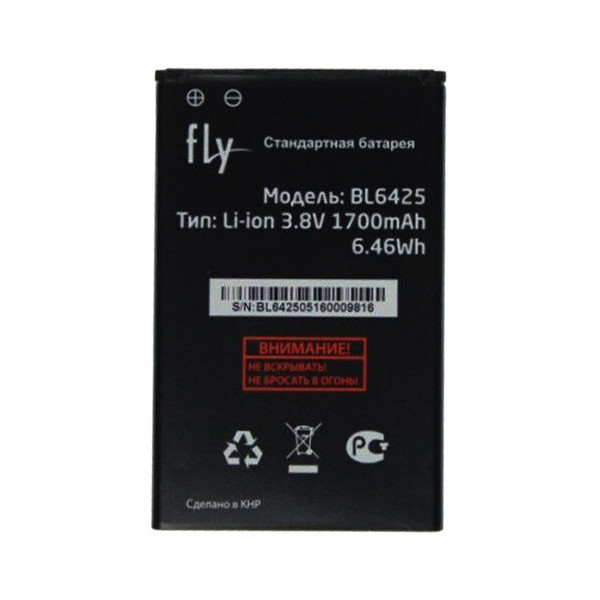 

Аккумулятор для Fly FS454 BL6425