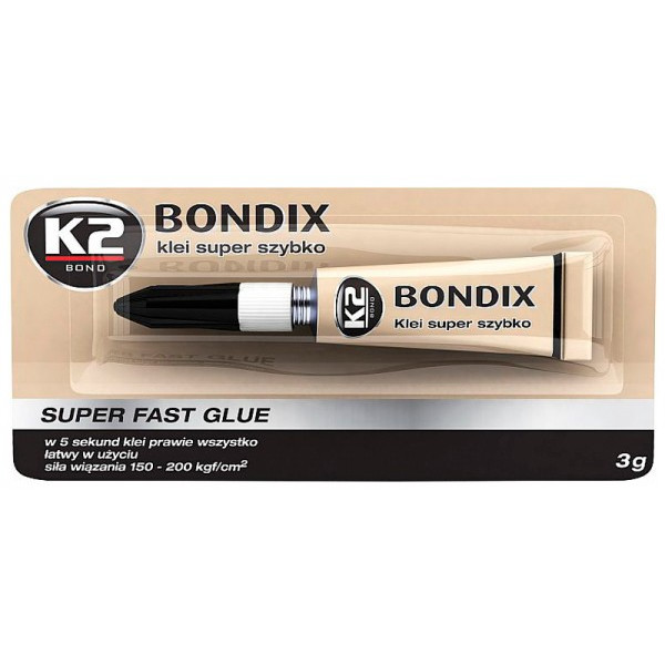 

Суперклей K2 BONDIX SUPER FAST 3g (EB100)