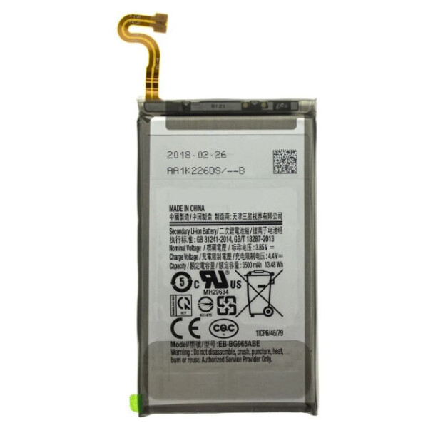 

Аккумулятор для Samsung Galaxy S9 Plus EB-BG965ABE (3500 mAh)