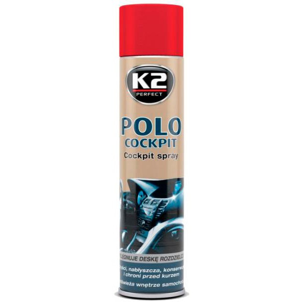 

Полироль для панели K2 POLO COCKPIT 600ml (вишня) K406