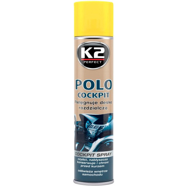 

Полироль для панели K2 POLO COCKPIT 600ml (лимон) K406