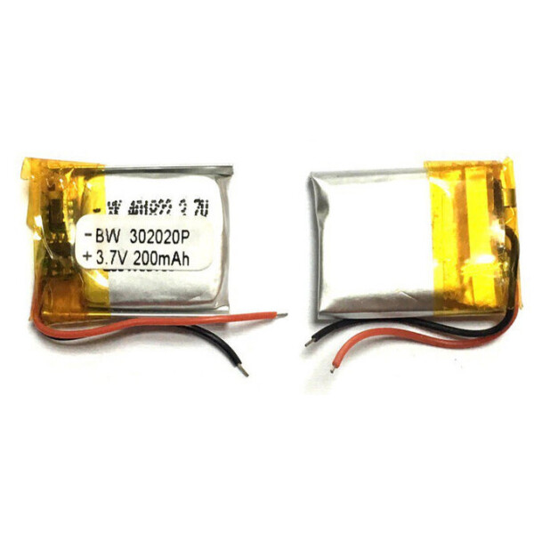 

Аккумулятор универсальный 302020P 2 cm х 2 cm 3.7v 200 mAh