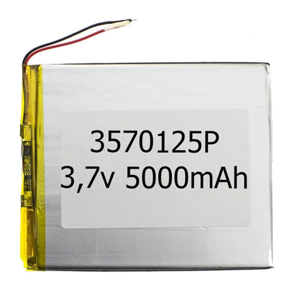 

Аккумулятор универсальный 3570125P 3.7v 5000 mAh