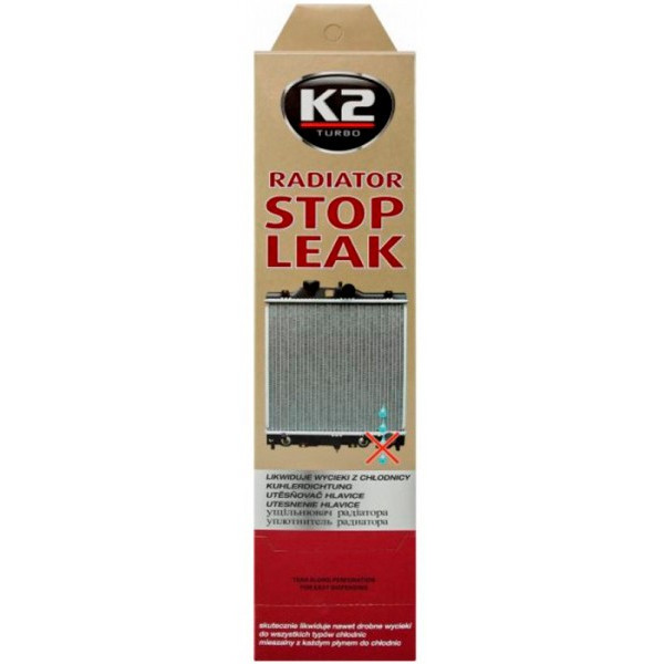 

Герметик к радиатору K2 STOP LEAK 18,5g (порошок) T230