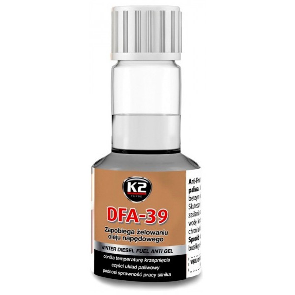 

Антигель для дизельного топлива K2 TURBO DFA-39 50ml T310