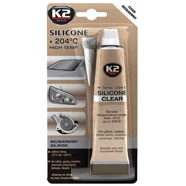 

Силикон герметик K2 SIL CLEAR 85g (B255)