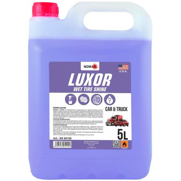 

Полироль для шин NOWAX LUXOR 5L (NX05129)
