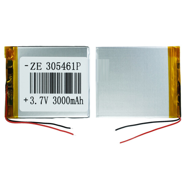 

Аккумулятор универсальный 305461 5.4 cm х 6.1 cm 3.7v 3000 mAh