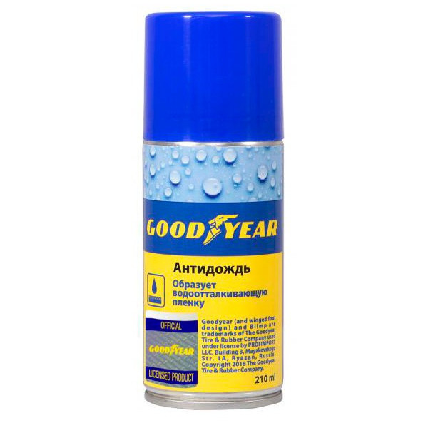 

Антидождь Goodyear 210 мл. (GY000708)