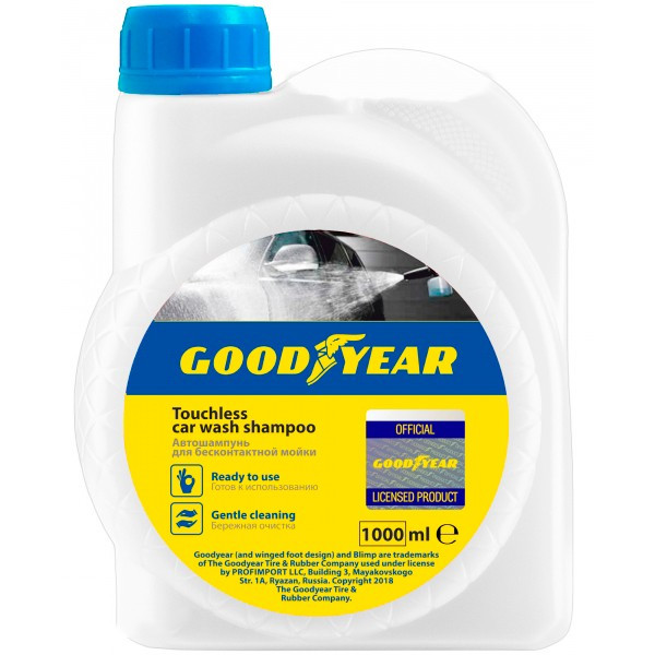 

Автошампунь Goodyear для бесконтактной мойки, 1л (GY000802)