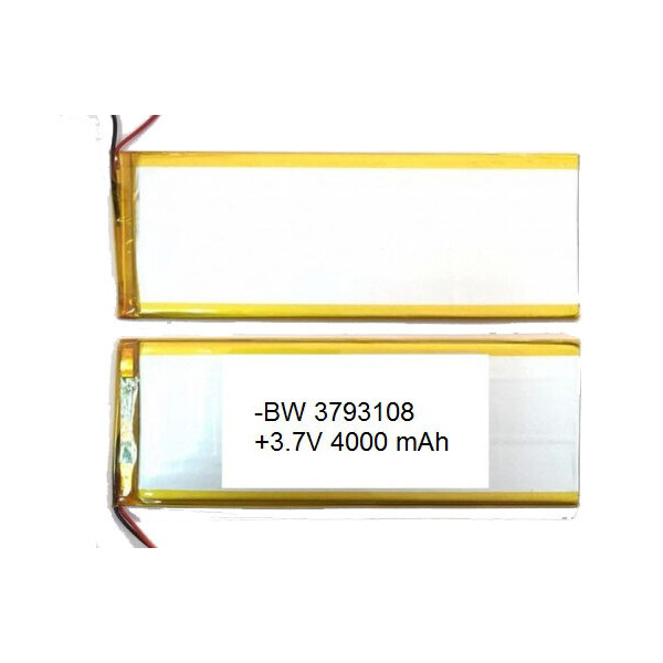 

Аккумулятор универсальный 3593108P 11.0 cm х 9.5 cm 3.7v 4000 mAh