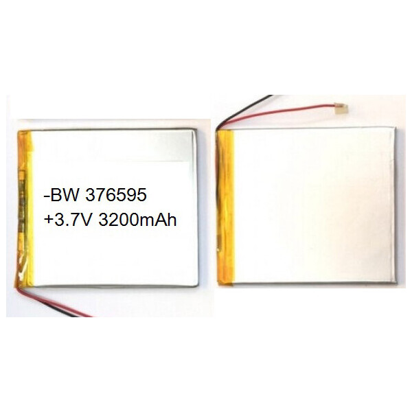 

Аккумулятор универсальный 356595P 9.5 cm х 6.5 cm 3.7v 3200 mAh