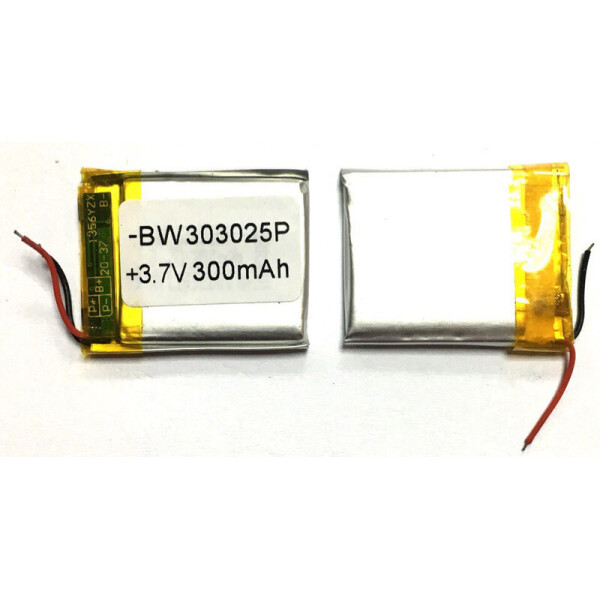 

Аккумулятор универсальный 302530P 3 cm х 2.5 cm 3,7v 300 mAh