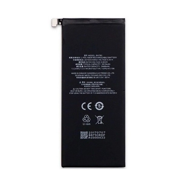 

Аккумулятор для Meizu Pro 7 Plus (M793H) BA793 (3510mAh)