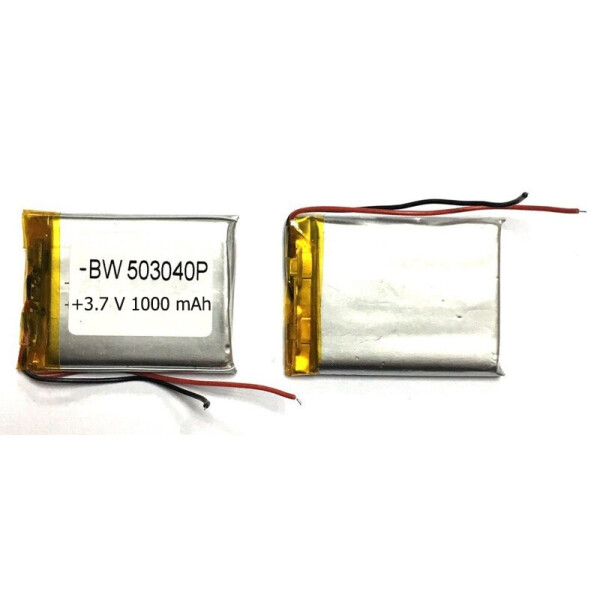 

Аккумулятор универсальный 503040P 3 cm х 4 cm 3.7v 1000 mAh