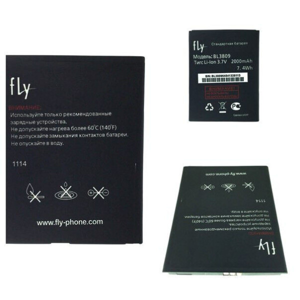 

Аккумулятор для Fly BL3809 (2000 mAh) IQ459, IQ458