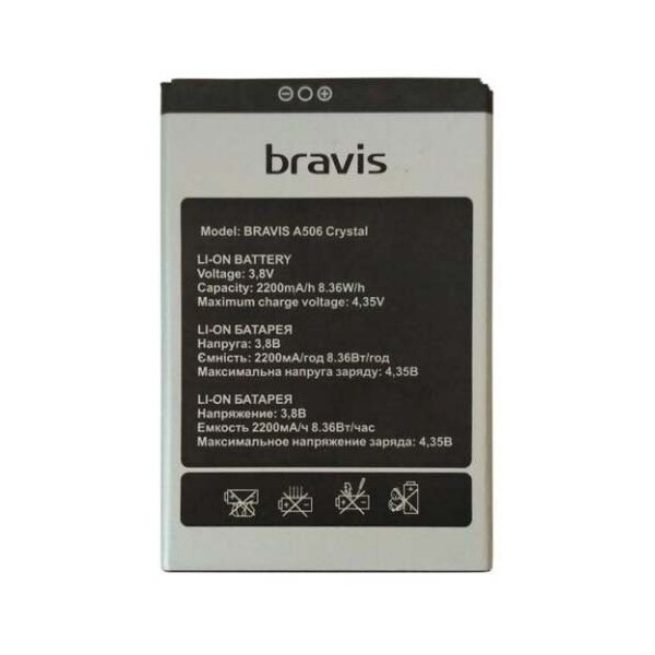 

Аккумулятор для Bravis A506 Crystal, UMI London, S-TELL M621