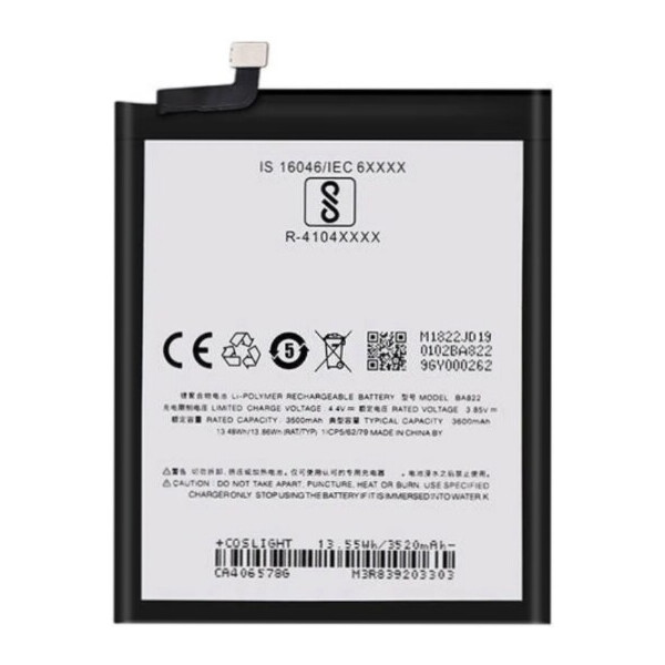 

Аккумулятор для Meizu Note 8 BA822