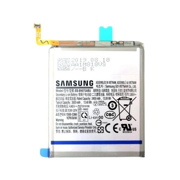 

Аккумулятор для Samsung Galaxy Note 10 SM-N970 EB-BN970ABU (3400 mAh)