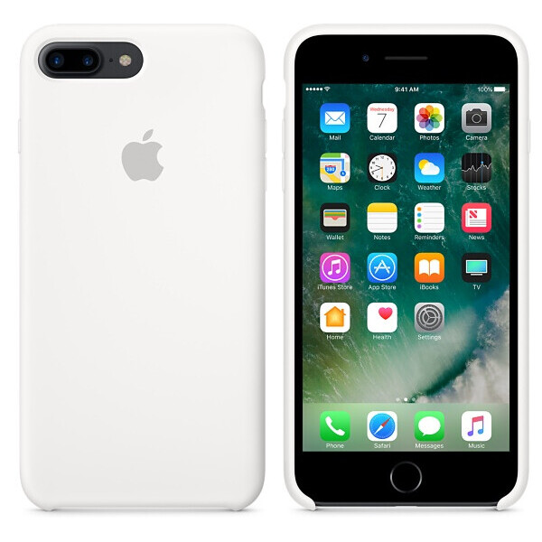 

Чехол (Silicone Case) для iPhone 7 Plus, iPhone 8 Plus White
