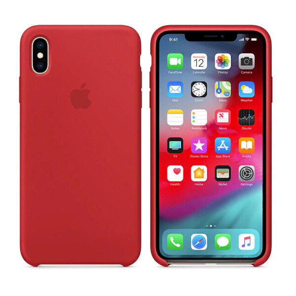 

Чехол (Silicone Case) для iPhone XS Max Red
