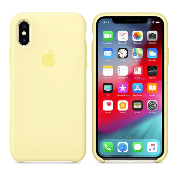 

Чехол (Silicone Case) для iPhone X, iPhone XS Yellow